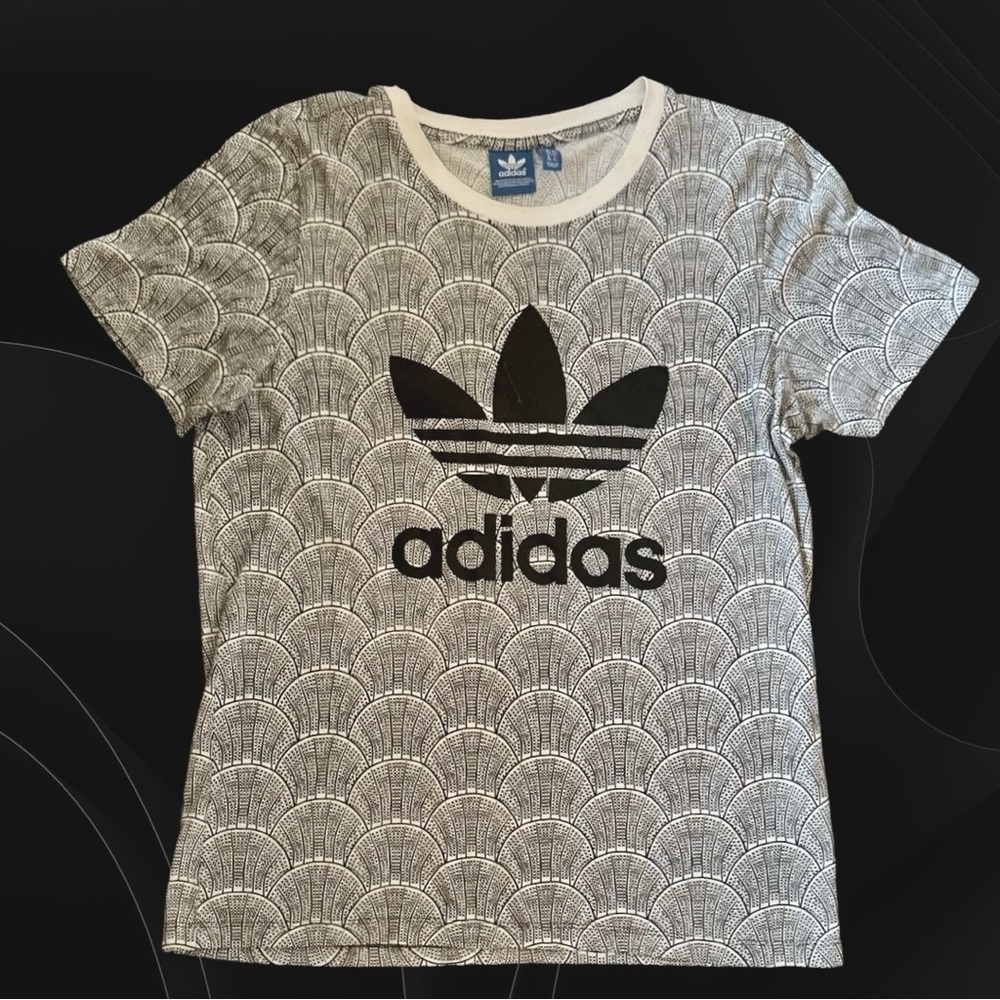 Adidas Trifoil Graphic Original Pattern T Shirt